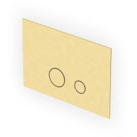 Zucchetti Helm przycisk spłukujący do WC złoty Z95340.XP41