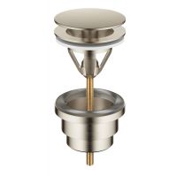 Dornbracht zestaw odpływowy z korkiem okrągły bez przelewu platyna mat 10126970-06