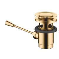 Dornbracht zestaw odpływowy umywalkowy z cięgnem mosiądz szczotkowany 10300970-28