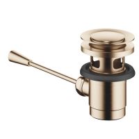 Dornbracht zestaw odpływowy umywalkowy z cięgnem szampański szczotkowany 10300970-46