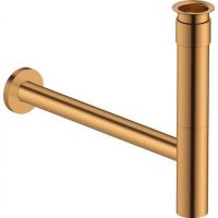 Duravit syfon do umywalki rurowy brąz szczotkowany 0050360400