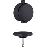 Kludi Rotexa zestaw wykończeniowy syfonu czarny mat 7182639-00