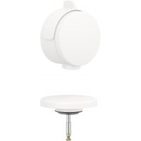 Kludi Rotexa zestaw wykończeniowy syfonu biały mat 7182653-00