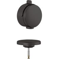 Kludi Rotexa zestaw wykończeniowy syfonu czarny szczotkowany 71826N2-00