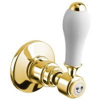 Sapho Antea przełącznik podtynkowy dwukierunkowy złoto/biały DEVIN105