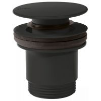 Tres korek do umywalki click-clack czarny mat 242.840.01.NM