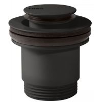 Tres korek do umywalki click-clack czarny mat 242.840.02.NM