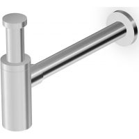 Zucchetti Helm syfon umywalkowy butelkowy stal nierdzewna szczotkowana Z95030.X