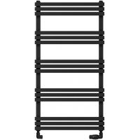 AG Evo Line Prime grzejnik łazienkowy drabinkowy 92x50 cm czarny strukturalny AG-PR.920.500.9005T