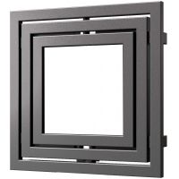 Enix Libra (L) grzejnik ozdobny 60x60 cm grafit strukturalny L00060006001410E1000