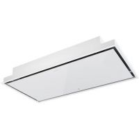 Globalo Design Novelti okap kuchenny 100 cm wyspowy biały NOVELTI_100_1_WHITE_+_TZ_1_1