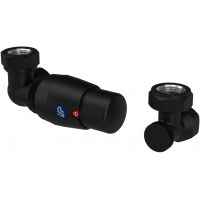 Instal Projekt Z14 zestaw termostatyczny osiowy prawy czarny mat 612100169VTC31