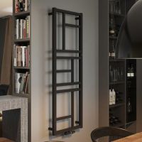 Instal Projekt Mondrian grzejnik łazienkowy 174x60 cm czarny mat MON-60/170D50C31