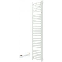Zestaw Instal Projekt Retto grzejnik łazienkowy drabinkowy 180x41,2 cm z zestawem termostatycznym Z17 prawym biały (RET40180, 606400001)