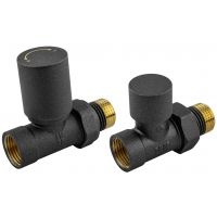 KFA Armatura zestaw przyłączeniowy czarny 758-030-61-BL