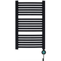 Zestaw Luxrad Kastor Elektro grzejnik elektryczny 94,5x58 cm z grzałką czarny (KAST945580S040ERG, GLX400CZ)