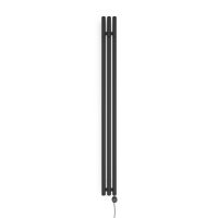 Oltens Stang (e) grzejnik elektryczny 180x15 cm czarny 55111300