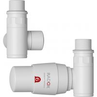 Radox RX10T zestaw termostatyczny prawy biały matowy VT-RX-10T.9016M.P