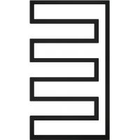 Radox Sera grzejnik łazienkowy dekoracyjny 101x58 cm czarny strukturalny RX-SA.002T.1010.580