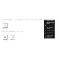 Terma Retro grzejnik łazienkowy 117x50,4 cm biały WGRE1117050K916SX