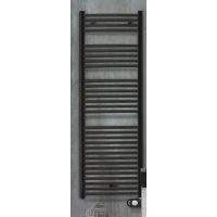 Zehnder Aura grzejnik elektryczny z grzałką 86x40 cm czarny PBEBZ-080-40/MQ
