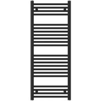 Zehnder Aura grzejnik łazienkowy drabinkowy 121,7x50 cm czarny PBN-120-050-9205