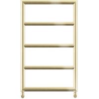 Zehnder Pera grzejnik łazienkowy drabinkowy 80x50 cm mosiądz PER-080-050-N209