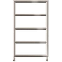 Zehnder Pera grzejnik łazienkowy drabinkowy 80x50 cm chrom PER-080-050-N211