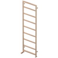 Zehnder Pera grzejnik łazienkowy drabinkowy 80x50 cm brąz PER-080-050-N213