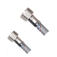 Aqualine wąż przyłączeniowy nierdzewny 40 cm chrom 33254