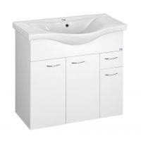 Aqualine Keramia Fresh szafka 75 cm podumywalkowa wisząca biała 50082A