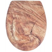 AWD Interior Timber deska sedesowa wolnoopadająca brązowa AWD02181489
