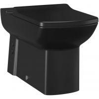 Creavit Lara miska WC kompaktowa czarny mat LR360-11SM00E-0000