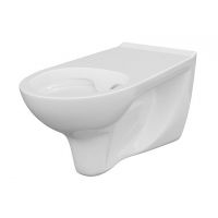 Cersanit Etiuda miska WC wisząca bez kołnierza dla niepełnosprawnych biała K670-002