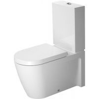 Duravit Starck 2 miska WC kompaktowa stojąca WonderGliss biała 21290900001