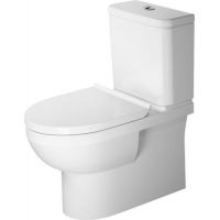 Duravit No.1 miska WC kompaktowa stojąca Rimless HygieneGlaze biała 21820920002
