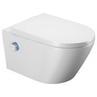 Excellent Dakota 2.0 D2 toaleta myjąca wisząca z pokrętłem sterującym biała/chrom CEEX.4024.593.D2.WH/CEEX.4022.D2.CR