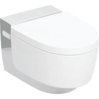 Geberit AquaClean Mera Classic toaleta myjąca wisząca z deską wolnoopadającą KeraTect biały/chrom połysk 146.202.21.1