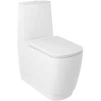 Kludi Resa S miska kompakt WC ze spłukiwaniem wirowym biały mat 27WCB0153