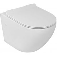 LaVita Sofi Slim miska WC wisząca z deską sedesową wolnoopadającą biała