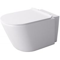 Massi Loca Mini miska WC wisząca z deską wolnoopadającą Slim biała MSM-0002SLIM