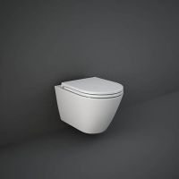 Rak Ceramics Feeling miska WC wisząca bez kołnierza biała mat RST23500A
