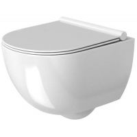 Rea Carter Rimless miska WC wisząca z deską wolnoopadającą biały REA-C1450