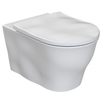 Sanindusa Magmma miska WC z deską wolnoopadającą wisząca bez kołnierza biały mat 147034604