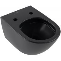 Villeroy & Boch Subway 3.0 miska WC wisząca bez kołnierza CeramicPlus Pure Black 4670T0R7