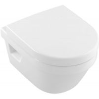 Villeroy & Boch Architectura miska WC bez kołnierza wisząca CeramicPlus Weiss Alpin 4687R0R1