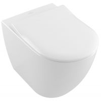 Villeroy & Boch Subway 2.0 miska WC bez kołnierza wewnętrznego CeramicPlus biała 5602R0R1
