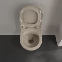 Villeroy & Boch Subway 2.0 miska WC wisząca bez kołnierza Almond 5614R0AM