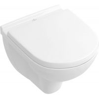 Villeroy & Boch O.Novo combi-Pack miska WC wisząca z deską wolnoopadającą Weiss Alpin 5688H101