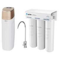 Zestaw USTM Golden Stacja uzdatniania wody z filtrem podzlewozmywakowym ULTRA z wylewką chrom (WS25LCDGOLDEN, ULTRANEWSTYLE)